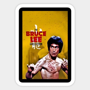 Vintage Movie Bruce Jeet Kune Do Be Water Lee Sticker